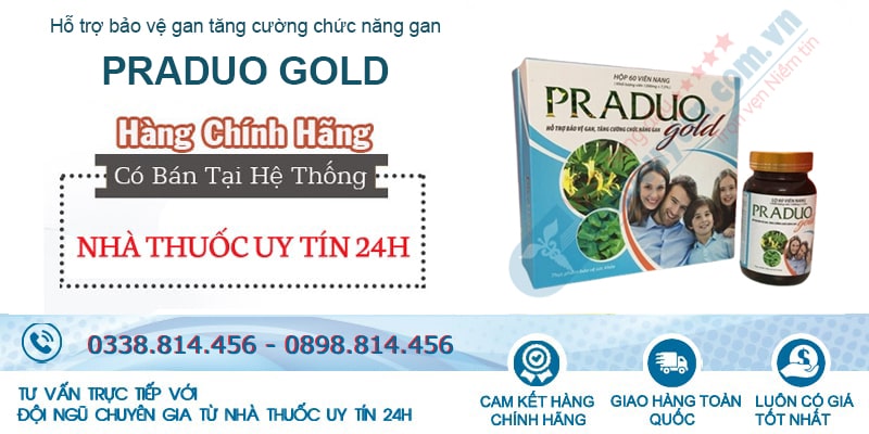 Mua Praduo Gold chính hãng tại Nhà thuốc uy tín 24h