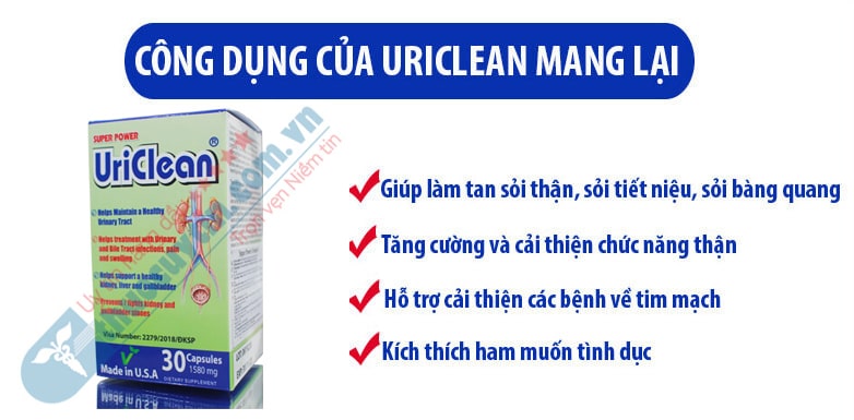 Tác dụng của Super Power Uriclean