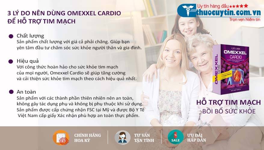 Thuốc Omexxel Cardio
