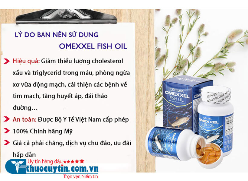 Thuốc Omexxel Fish Oil 100 viên