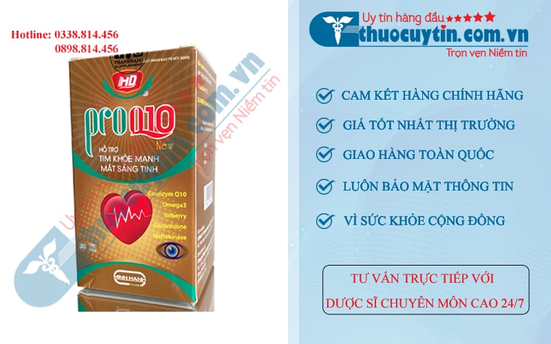 Viên uống bổ tim mạch sáng mắt ProQ10