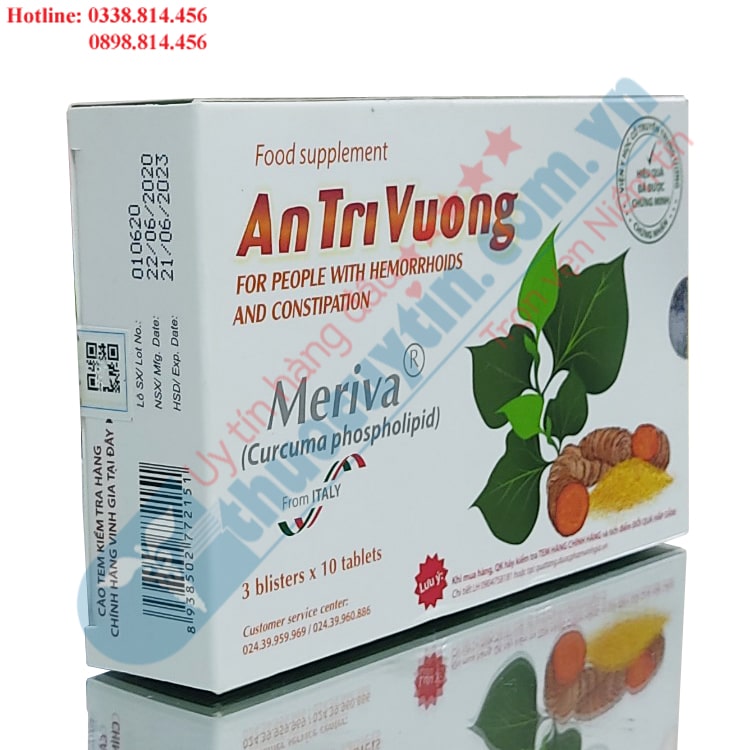 An Trĩ Vương giảm cơn đau rát do trĩ, chống sa búi trĩ