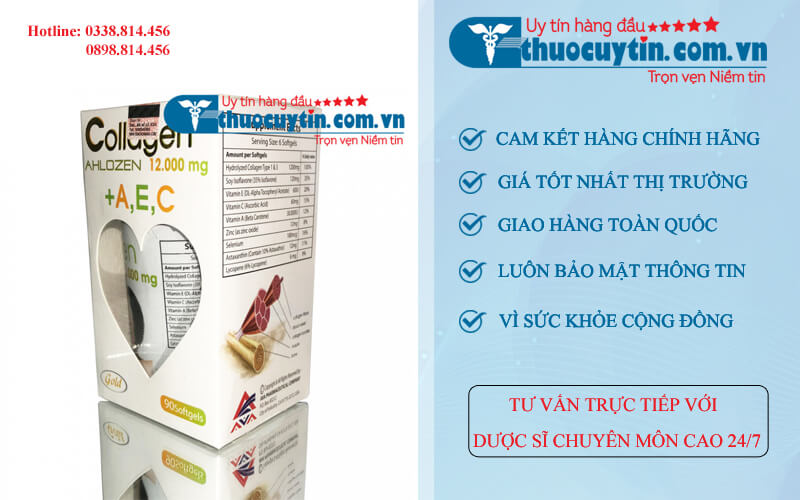 Collagen Ahlozen 12000Mg + A E C