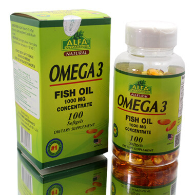 OMEGA 3 1000MG (FISH OIL) BỔ NÃO, TIM MẠCH, SÁNG MẮT