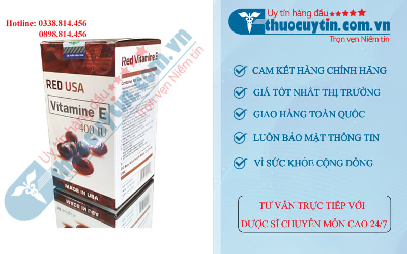 Red USA Vitamin E 400IU